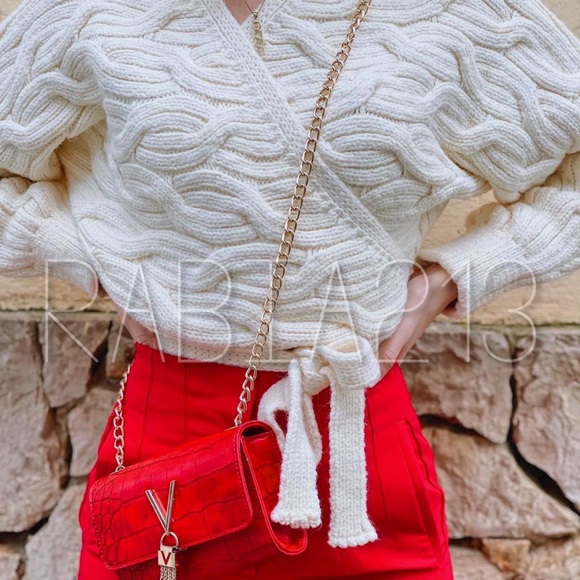 ZARA CABLE-KNIT JACKET - Picture 11 of 15